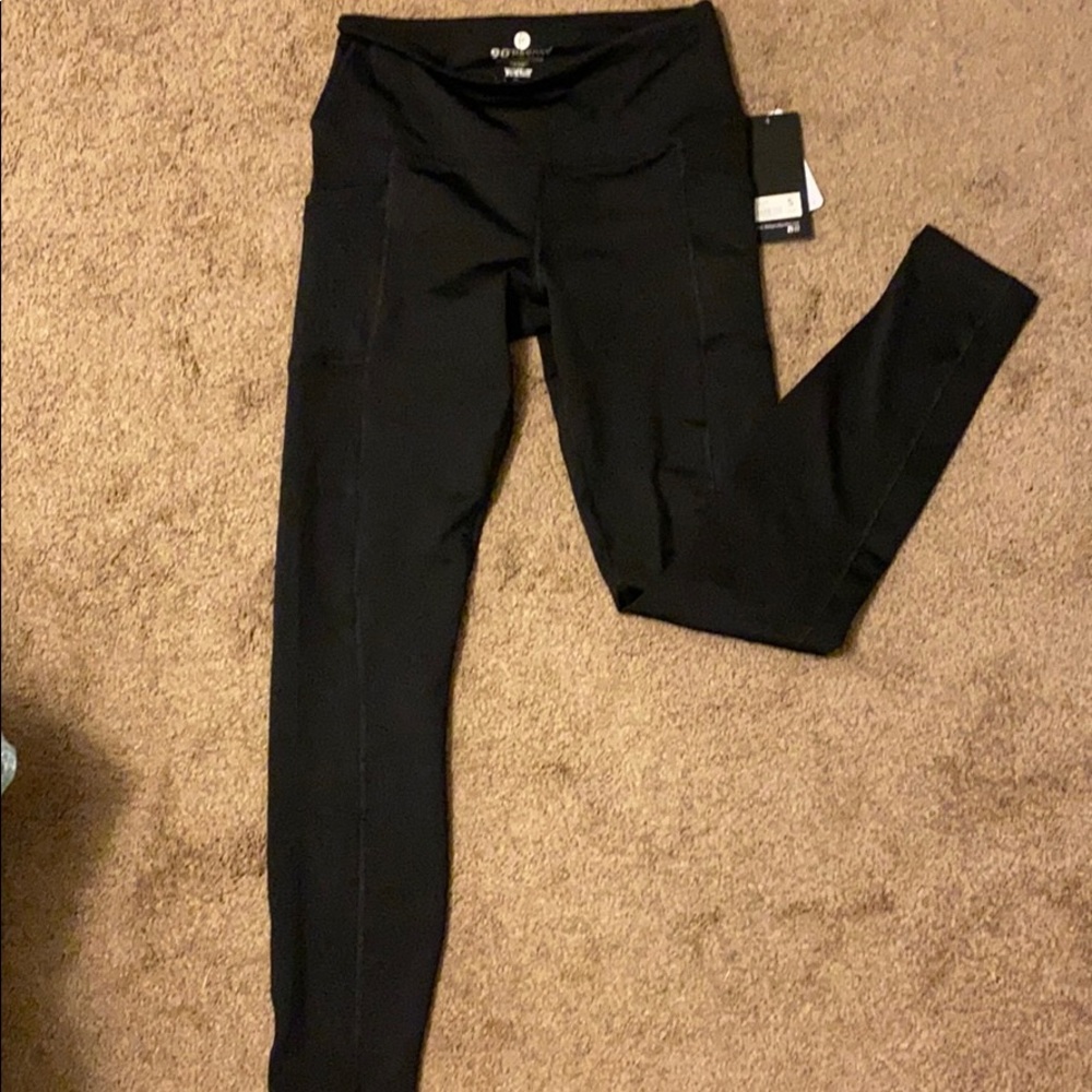 90 degree black leggings